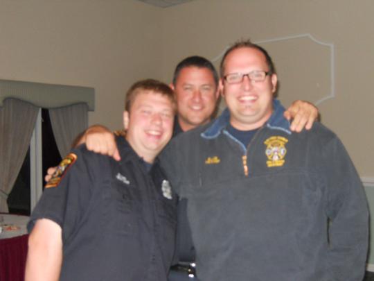 Matt, Philip, and Bart from Engine 9.